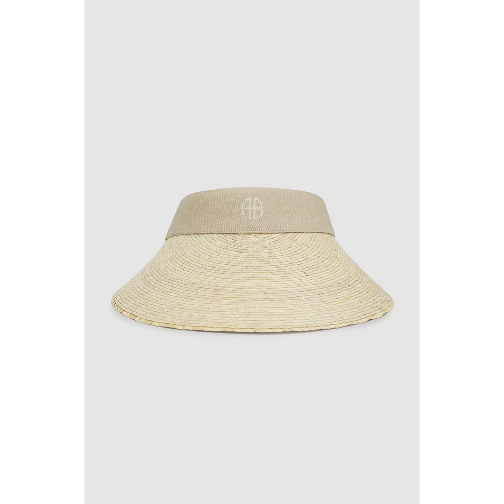 ANINE BING Venus Visor in Cream